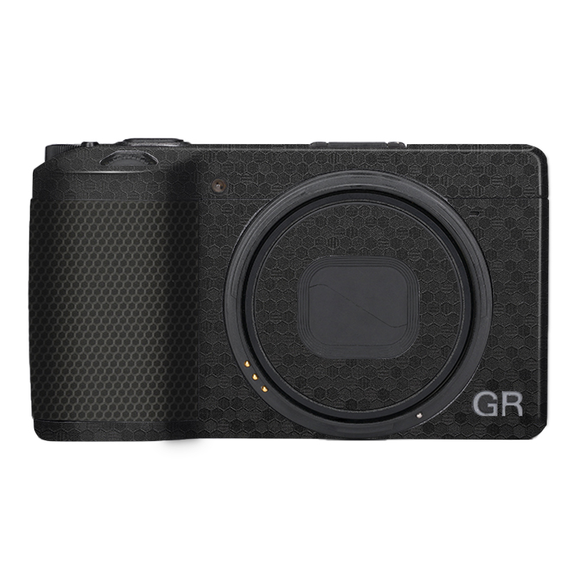 Autocollant en vinyle pour appareil photo GR3, couverture pour RICOH GRIII / Richo GR IIIX, Premium: Comb Black