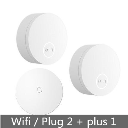 Xiaomi Linptech Wireless Doorbell Self-Generating Smart Door Bell Transmitter Memory Function Wifi Version Connect Mijia APP: Wifi 2 Receiver