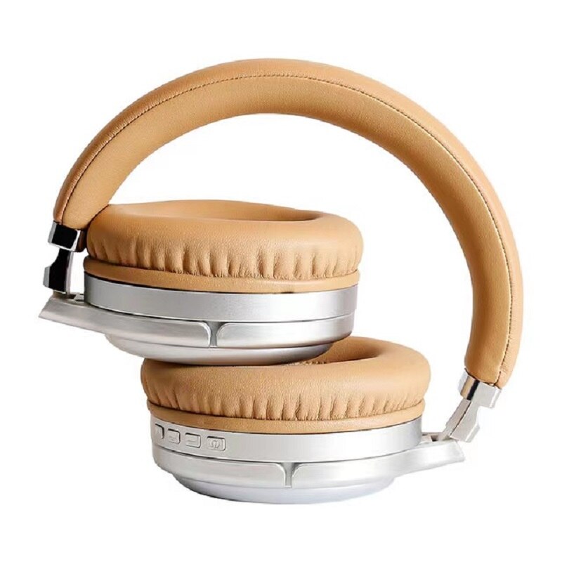 Anc Bluetooth Headset Active Noise Cancelling Draadloze 3D Stereo Hoofdtelefoon Mic Koptelefoon Deep Bass Hifi Sound Gaming Oortelefoon