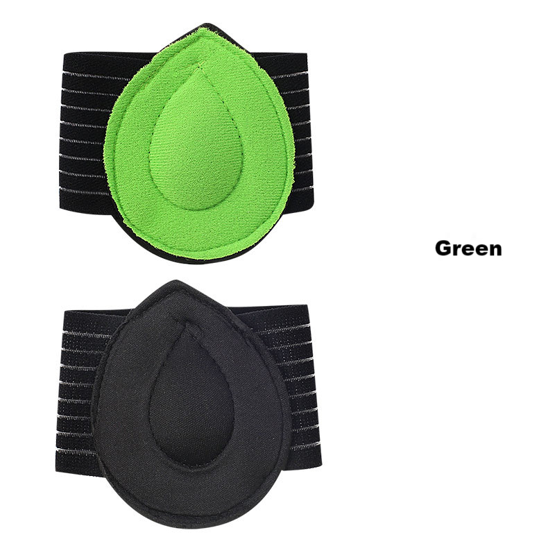 Fabric Gel Metatarsal Ball Of Foot Insoles Pads Cushions Forefoot Pain Support Front Foot Pad Feet Foot Care Tool Orthope: Green