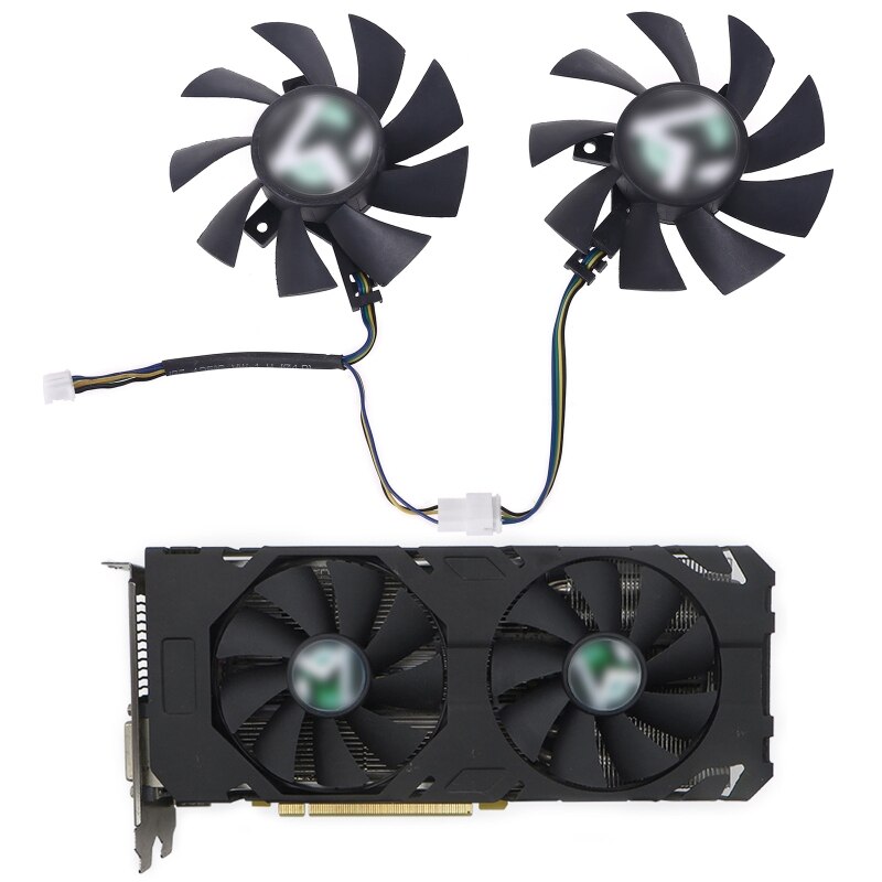 75MM RX570 GT710 730 GPU Cooler Cooling Fan For MAXSUN RX 570 Graphics Card fan 090F