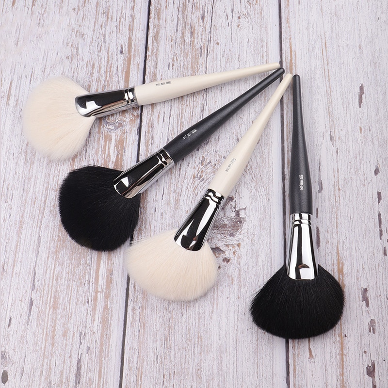 Mydestiny Makeup Brush-Big Size Geitenhaar Fan Vorm Borstel-Bronzing & Blush Cosmetische Pen & tool-Ручка Для Макияжа