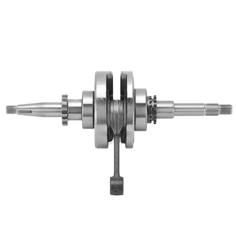 Crankshaft Assembly Crankshaft Connecting Rod Assembly Good Balance Steel Alloy for GY6‑50 60 80CC Scooters