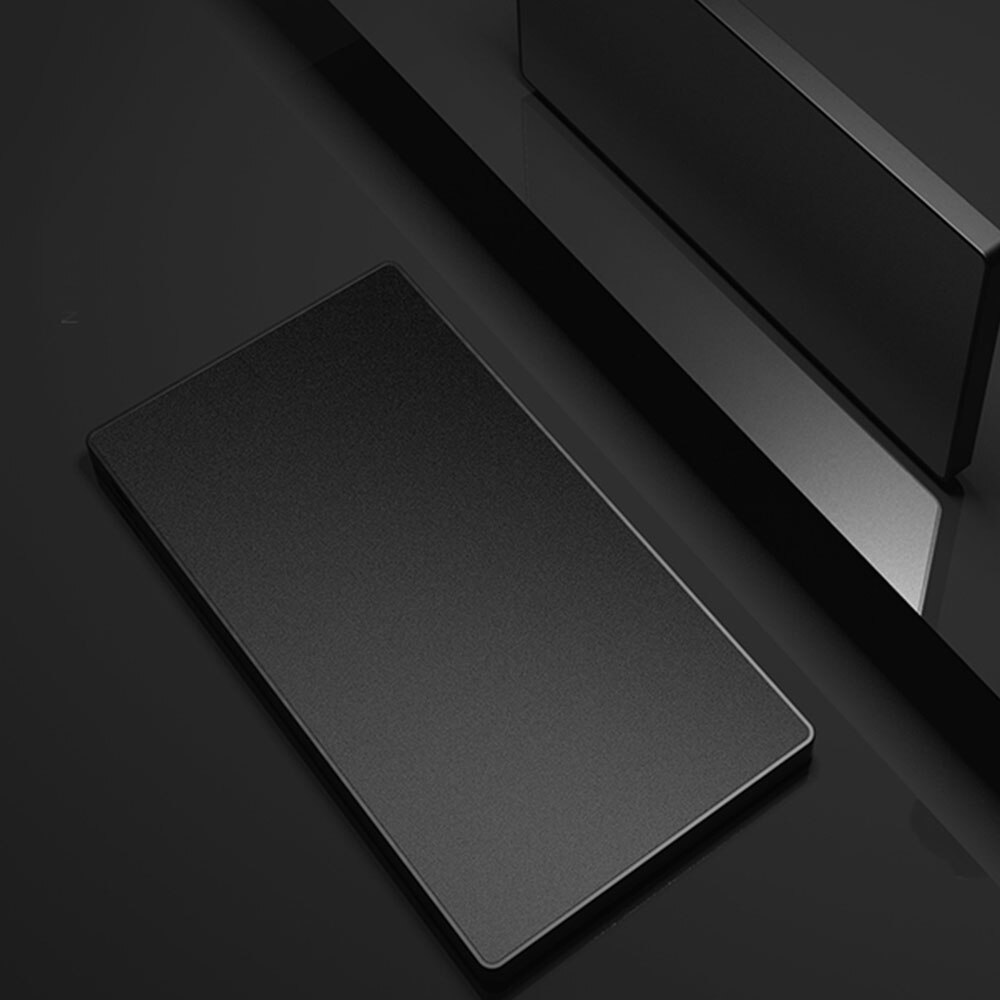 6000mAh Slim Mini Power Bank Cell Phone Portable Charger Powerbank 6000 mAh For iphone Xiaomi External Mobile Battery Poverbank: black