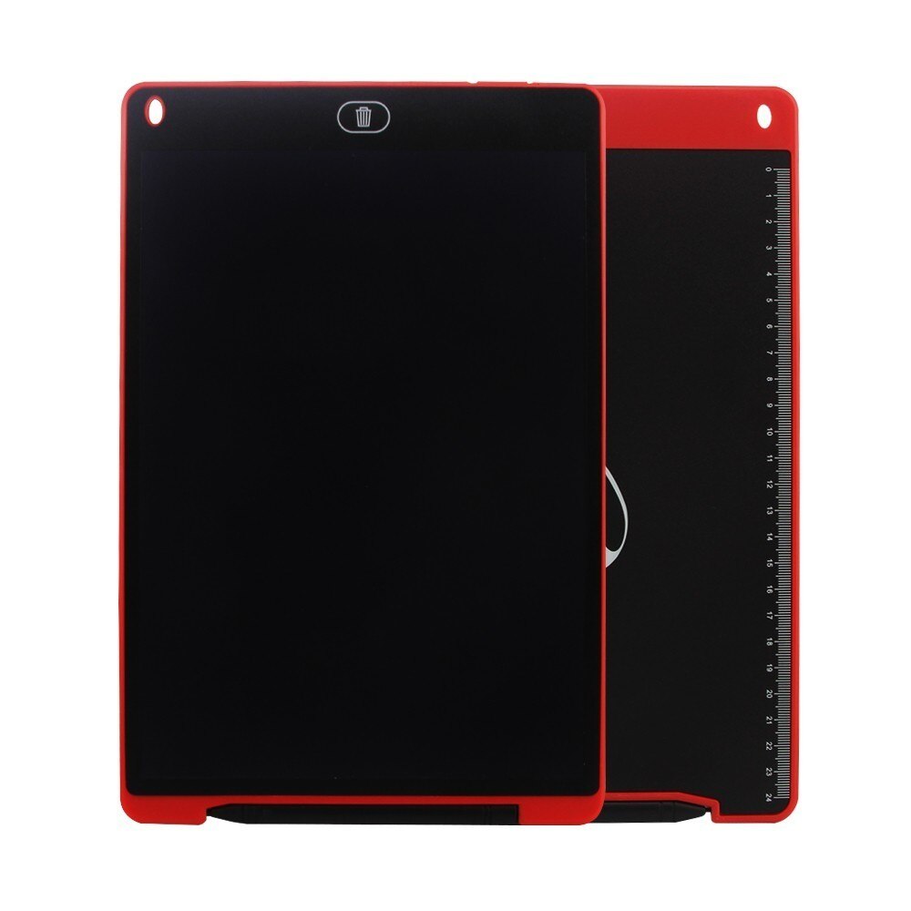 CHUYI 8.5" 10" 12" Drawing Tablet Art LCD Drawing Tab Digital Graphics Writing Record Notes Touch Pad With Stylus Pen Kids Gitf: Red12inches