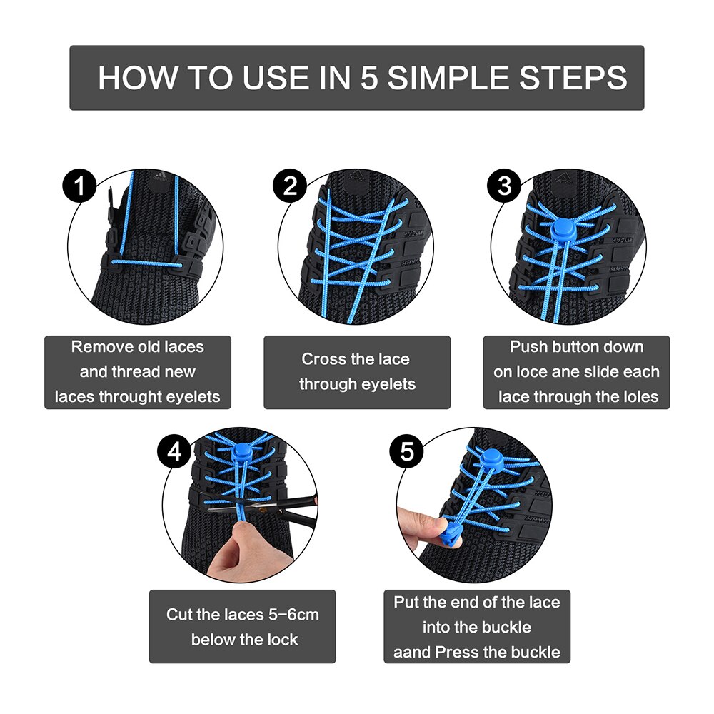 Cordones elásticos para zapatillas, cordones elásticos para zapato que No se ata, cierre de estiramiento, cordones para perezosos de goma rápida, 23 colores,