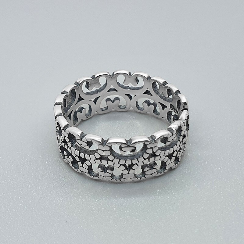 Persoonlijkheid Gothic Vintage Holle Patroon Ringen Voor Vrouwen Bridal Wedding Engagement Punk Verstelbare Antieke Ringen Rock Sieraden