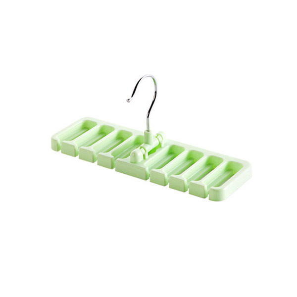 Support de rangement pour ceinture de cravate | Armoire, organisateur de ceinture de cravate, porte-cintre rotatif, support de rangement pour placard porte-écharpe de soie: 8 Hole S green