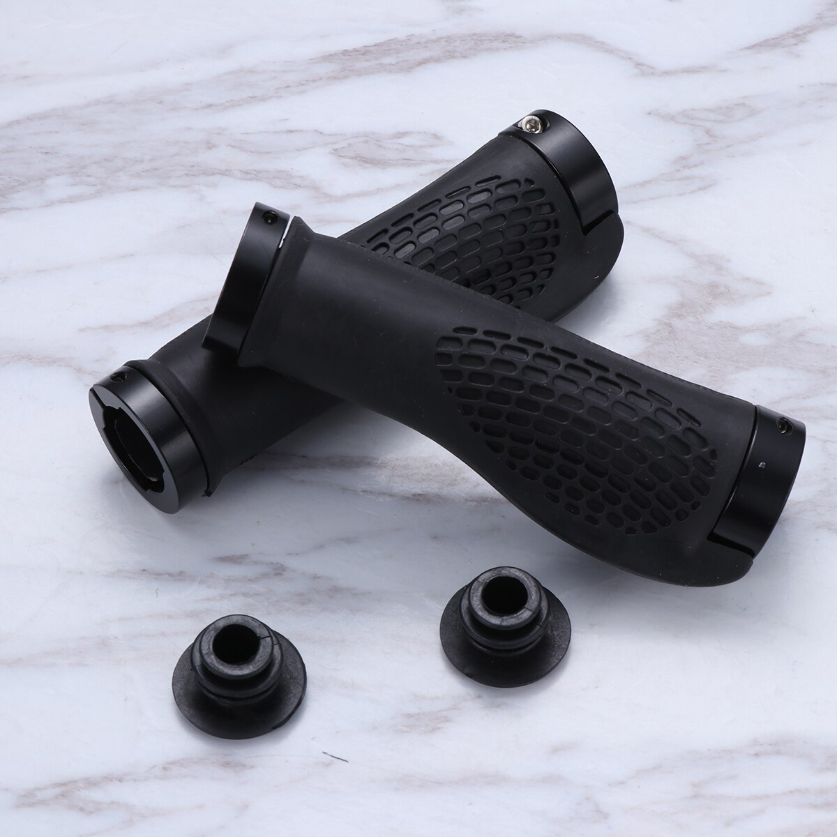 Bike Handgrepen Stuur Afsluitbare Mountainbike Stuur Fiets Fietsen Rubber Stuur Grip