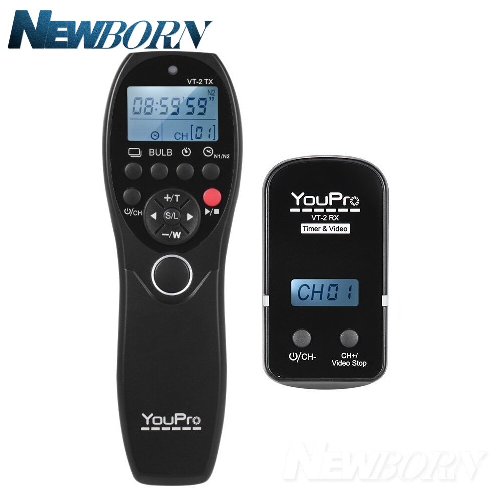 YouPro VT-2/S3 Liberação Do Obturador Controle Remoto Sem Fio Transmissor Receptor para Sony a7/a7R/a7S/a6300/a6000/a5100/a5000