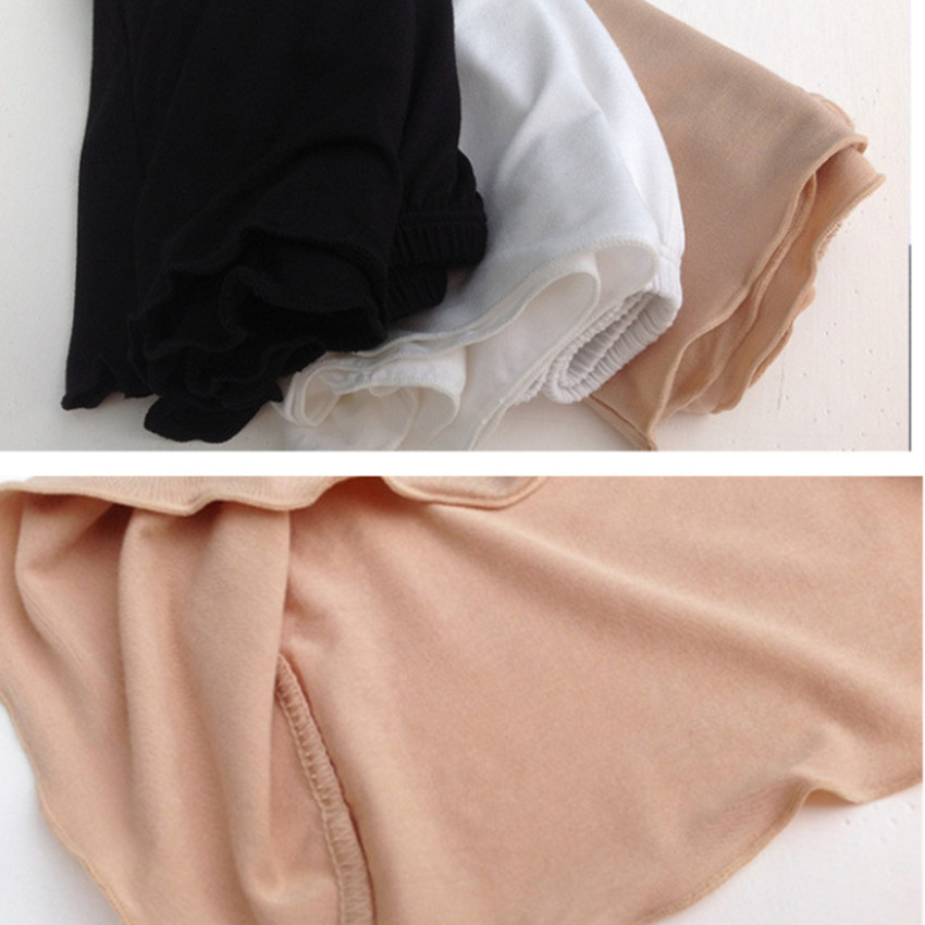 Skjørt skjørt med høy slits mini underskjørt kvinner underskjørt halv skjørt underskjørt bomull casual mini basic skjørt
