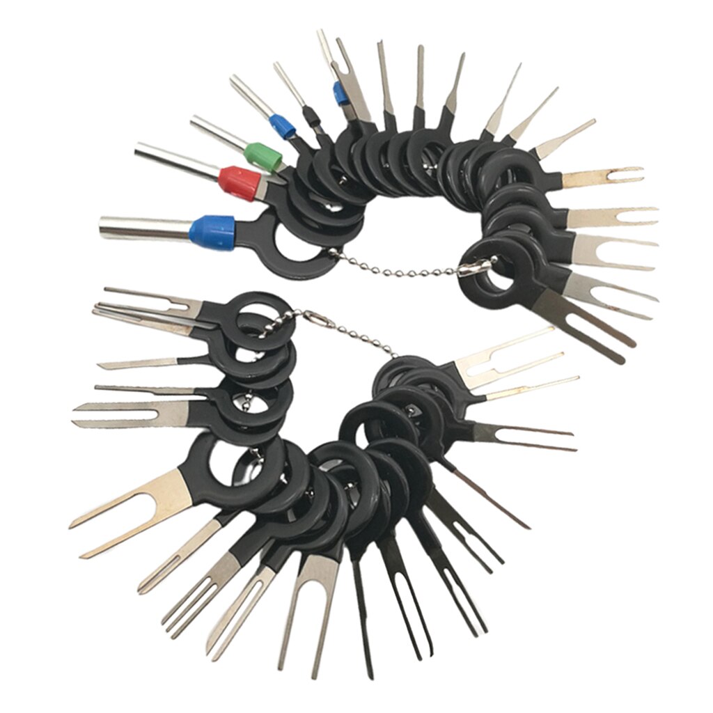 36 stücke Auto Terminal Entfernung Bausatz Verdrahtung crimpen Stecker Stift Auszieher Abzieher Terminal Reparatur Werkzeug