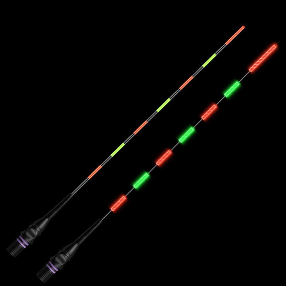 Galleggianti da pesca luce notturna galleggiante luminoso super luminoso notte pesca portato accorto galleggiante superiore luminoso ultra sensibile Flo elettronico