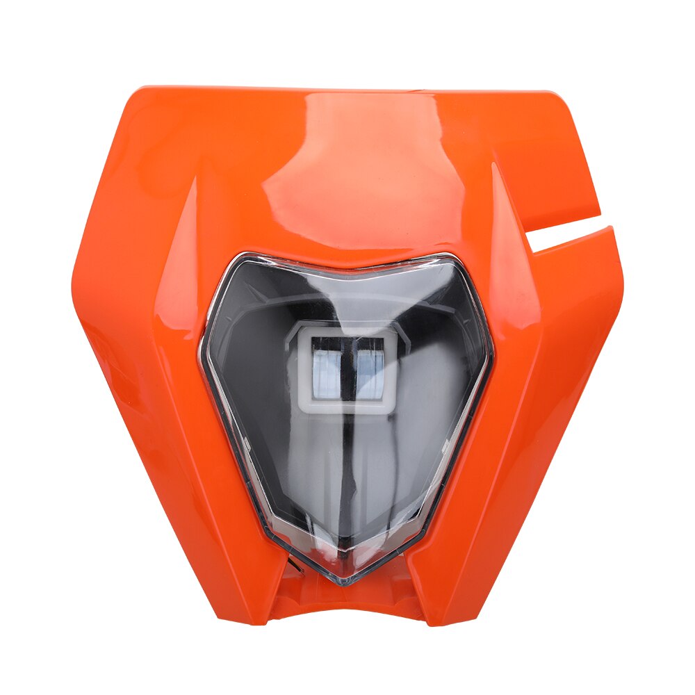 Faro LED para motocicleta faro linterna para cabeza para KTM EXC EXCF SX SXF XC XCF XCW XCFW TPI 125, 150, 250, 300, 350, 450, 530 MX ADV-: A.Orange