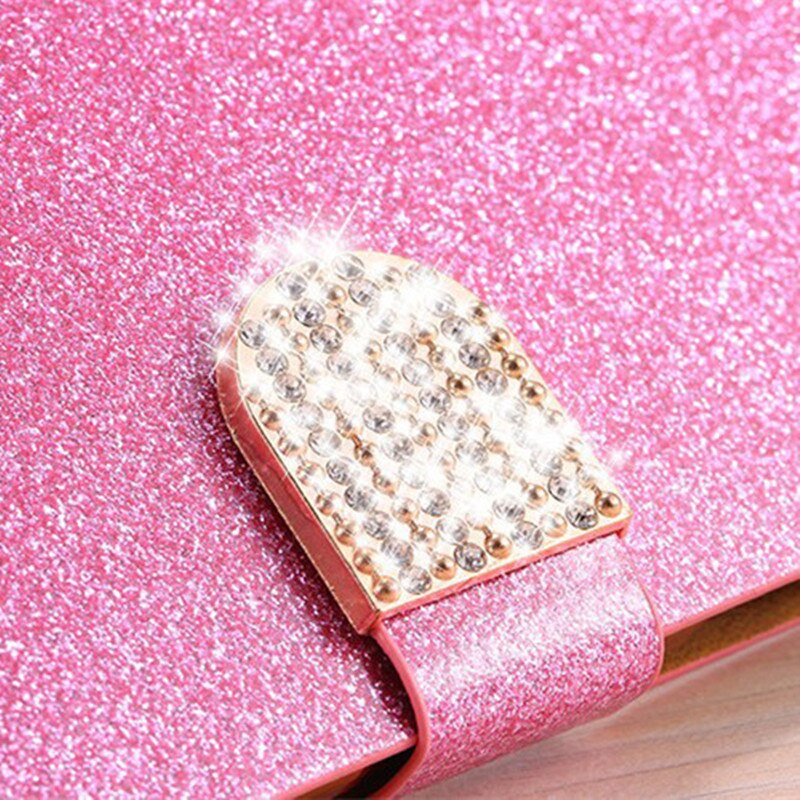 Bling Bling Shiny Rhinestone PU Leather Wallet Case For Samsung Galaxy A22 4G Flip Cover For Samsung A22 SM-A225F/M/N