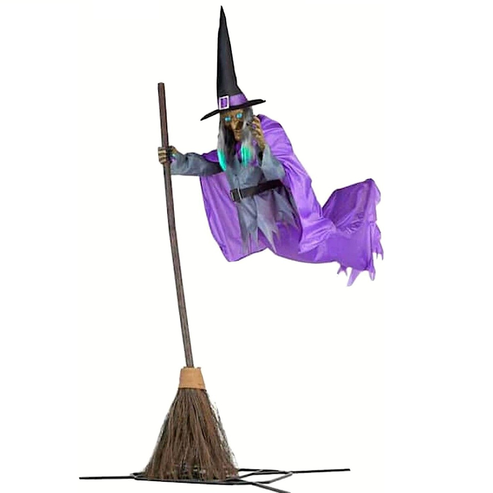 Halloween Decoration Voice Control Witch Large Hanging Luminous Soundmaking Bar House Horror Decoration