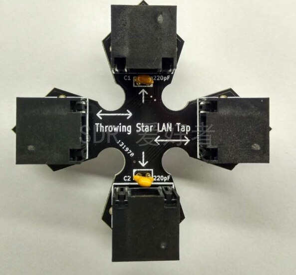 Network packet capture tool LAN throwing-star-instructions finished product