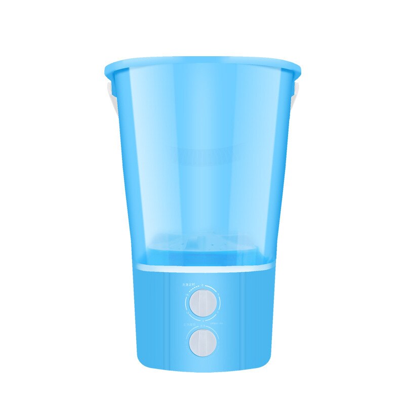 Mini Washing Machine Household Split Portable Removable Double Barrel Small Washing Machine: Blue
