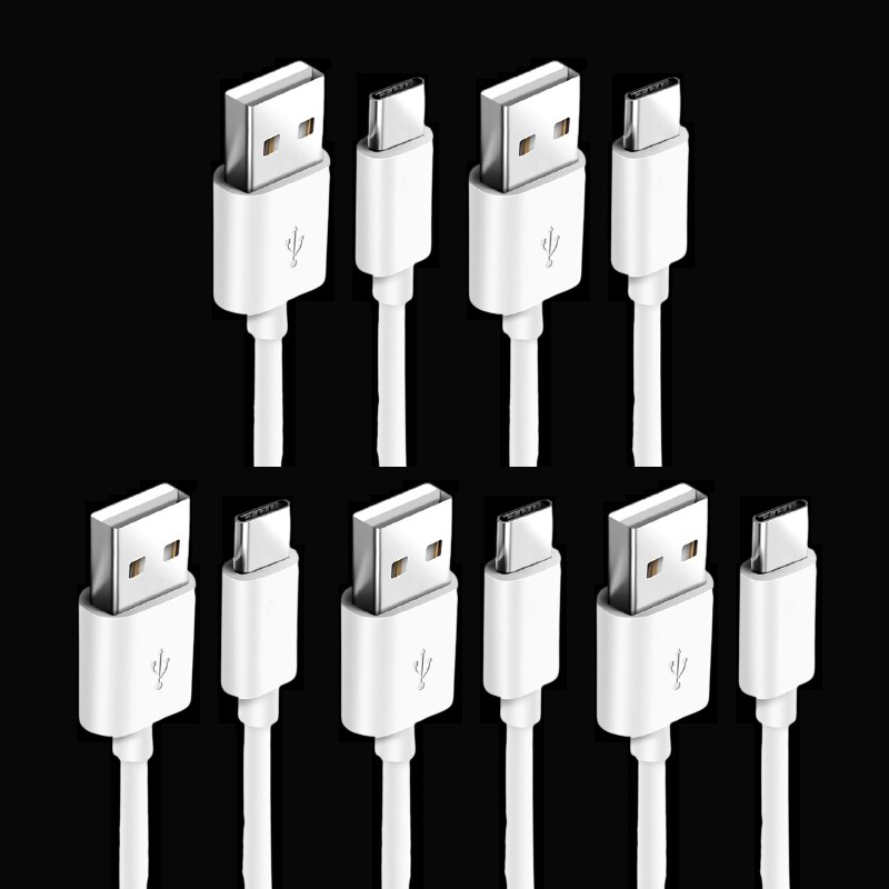 5 Stks/partij Usb Type-C Kabel Opladen Data Draad Voor Xiaomi Redmi Note 11 10 S 9S 8T 8 Pro Oppo A94 A74 A54 5G A73 A93 Telefoon Kabels