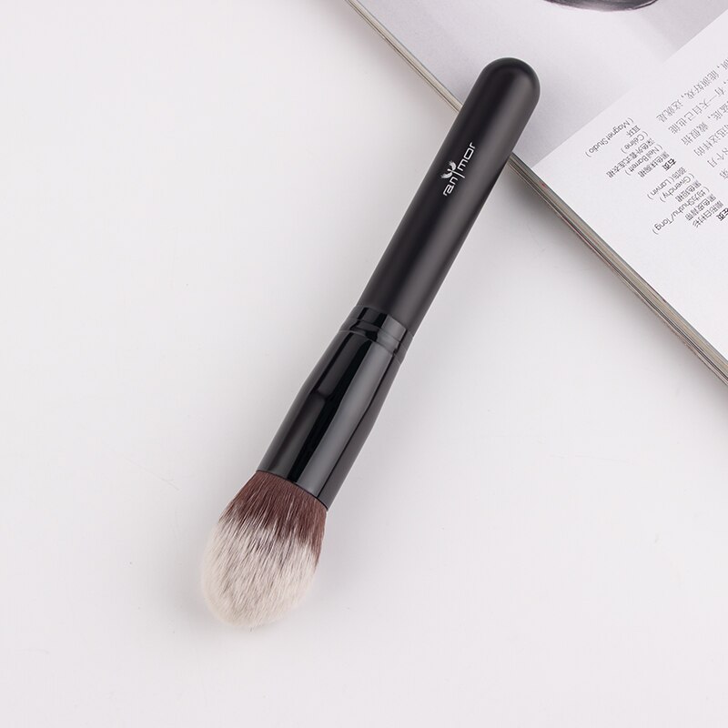 Anmor makeup børste sæt foundation pudder kit rigt syntetisk hår øjenskygge blush blending make up børster pinceaux maquillage