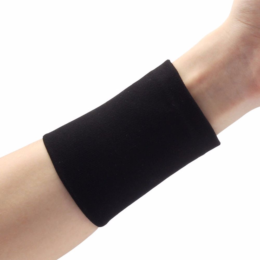 Muñequera protectora deportiva Unisex, brazalete suave para ejercicio, transpirable, Protector de soporte para muñeca: BBX43-Black / XXL