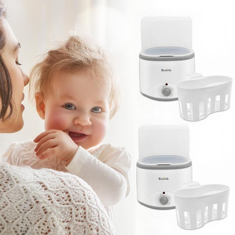 Baby Dubbele Flessenwarmer Multifunctionele Melk Voedsel Heater Stoomsterilisator Melk Warmer Babyvoeding Dubbele Fles Sterilisator Ba