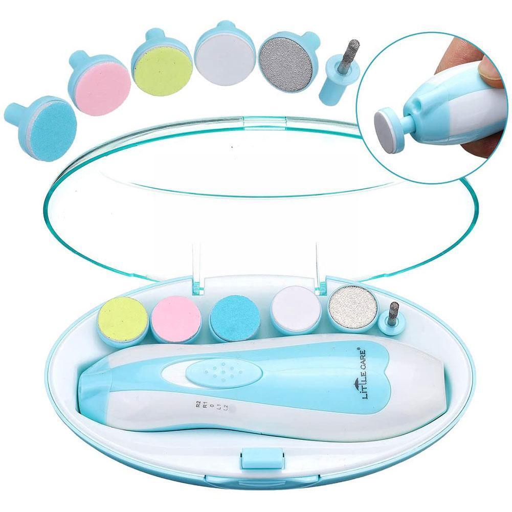 Elektrische Baby Nail File Clippers Tenen Vingernagel Cutter Trimmer Manicure Tool Abs Lichtgewicht En Compact Perfecte Voor U8n8