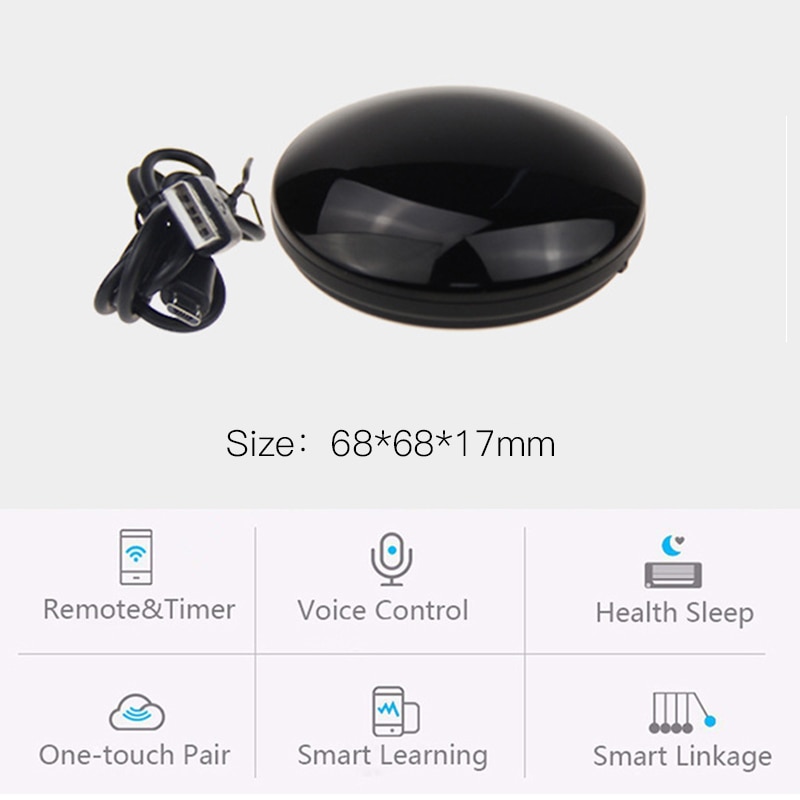 FrankEver Smart IR Remote Control WiFi IR Blaster Controller Universal Repeater Hub Work with Alexa Tuya APP Smart Household