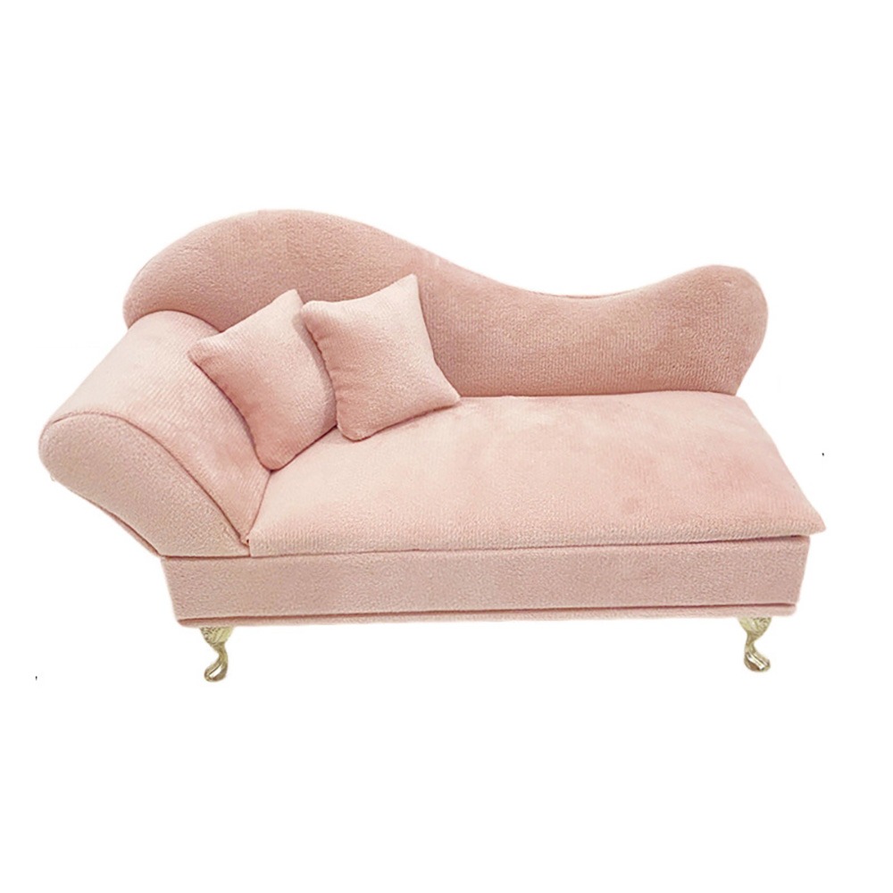 Dutch Velvet Sofa Shaped Jewelry Box Bracelet Mini Couch Earrings Ring Display Stand Luxury with Mirror: Silver