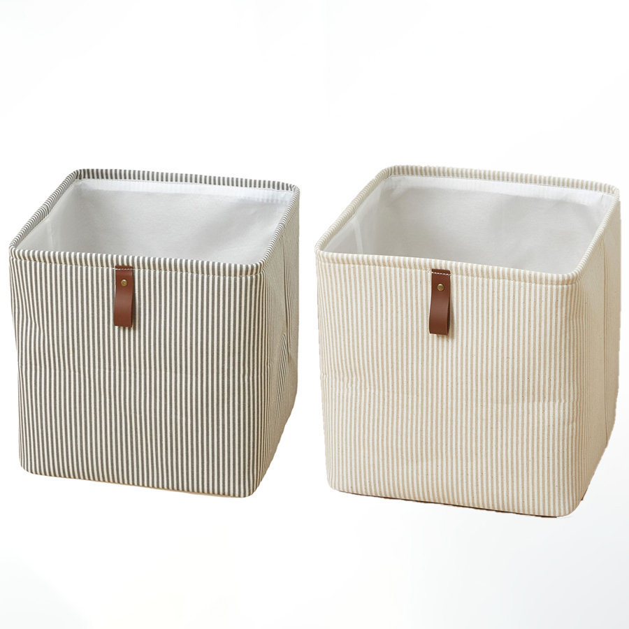 Cube Folding Storage Box With Handle Fabric Storage For Toys Clothes Storage Bins Home Closet Office Nursery Organizer: Yellow