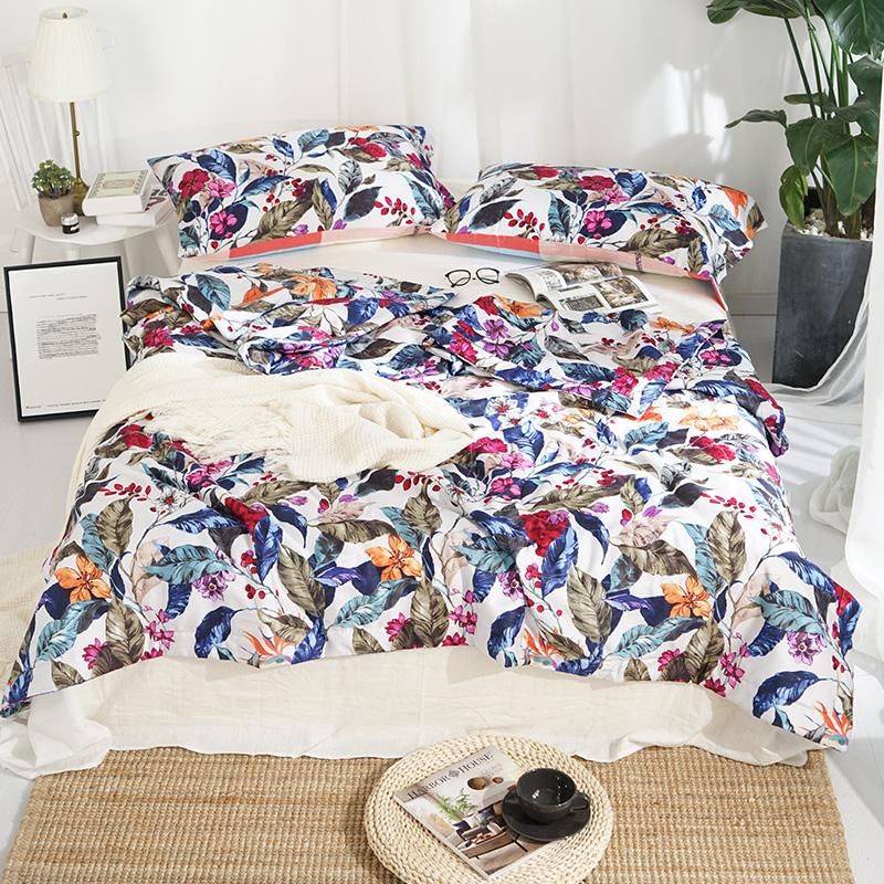 London Bridge Eiffeltoren print Ultra Zachte Katoenen Dekbed Dekbed Beddengoed Comfortabel Ademend Bed Cover Queen size: 200X230cm 1Pc  / Color 15