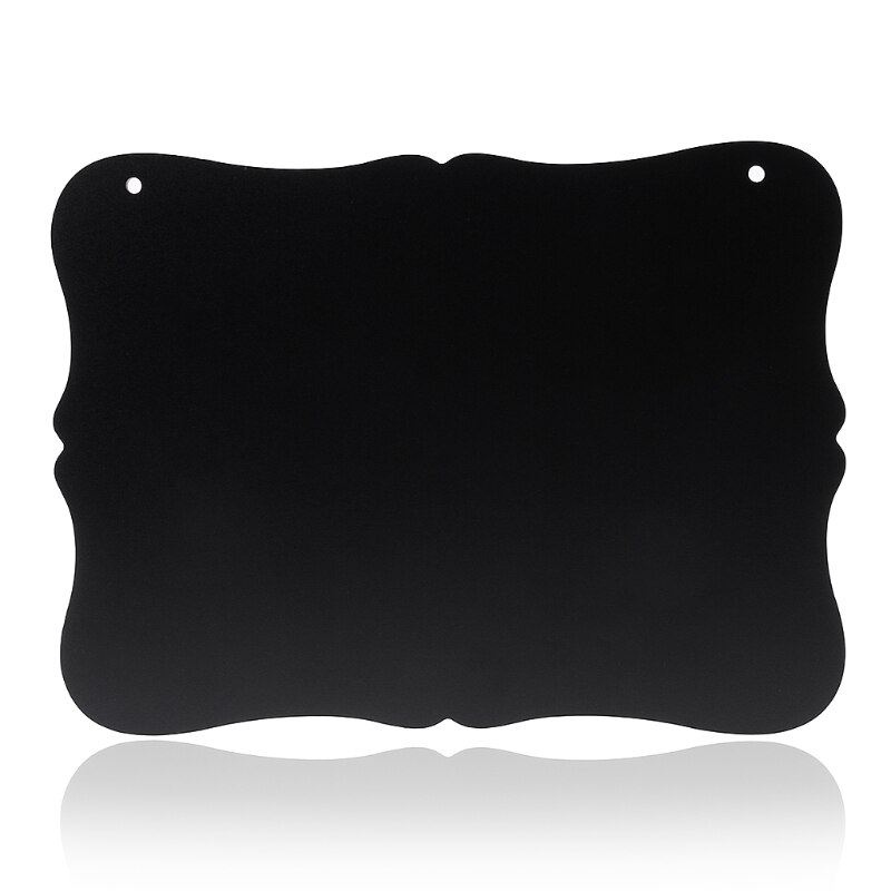 Rectangle Hanging Wood Blackboard Double Sided Erasable Chalkboard Message Board