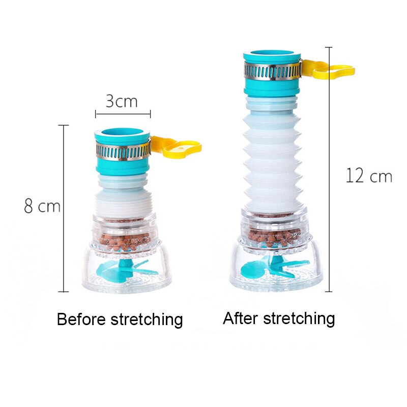 Booster Shower Kitchen Home Water Filter Tap Head 360 Degree Rotating Faucet Nozzle H88F