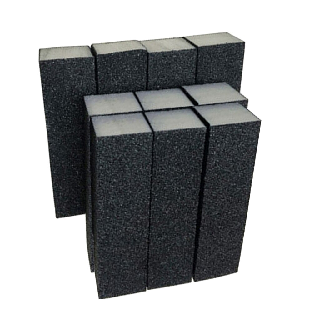 thumbnail image 2 of 10-Pack Black & Red 4-Way Nail Buffer Blocks – Manicure File & Polisher Set 2 of 6