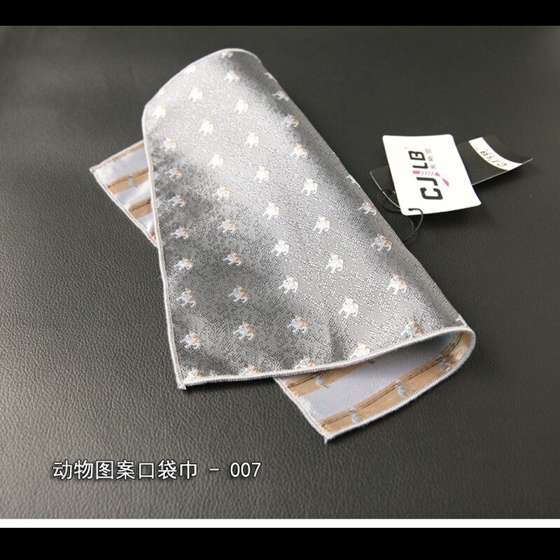 Cartoon Pochet Zakdoeken Voor Mannen Classic Pocket Handdoek Voor Wedding Party Pak Accessoires: 007