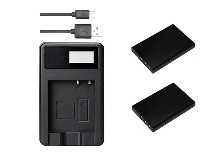 NP-30 NP-30DBA NP30 CNP-30 CNP 30 CNP30 KLIC-5000 FNP60 Battery+USB Charger for Casio QV-R3, QVR3, R3, QV-R4, QVR4, R4.