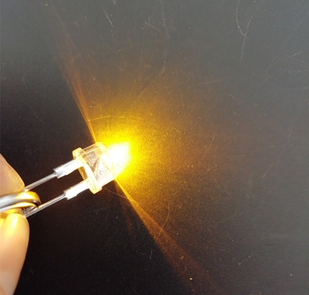 20pcs 8MM 0.5W straw hat LED light emitting diode bright F8 DIP Lamp beads white/warm white/red/green/blue/yellow