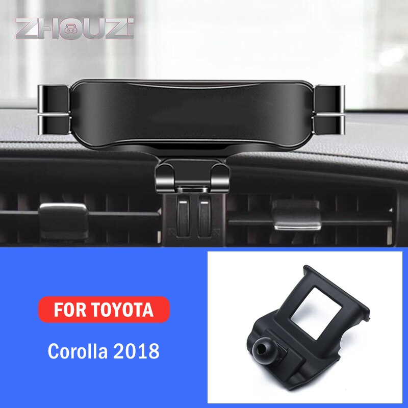 Support de téléphone portable pour Toyota Corolla Altis Levin , supports de ventilation, GPS, Navigation par gravité, accessoires de voiture