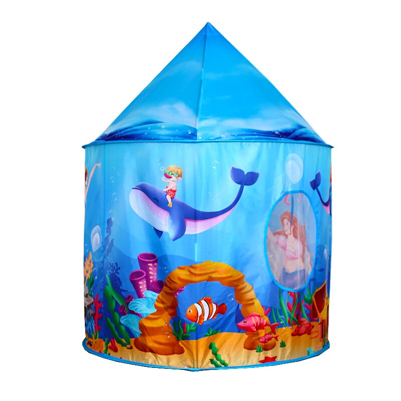 sirena tenda della casa del gioco per i bambini Giocattoli per bambini tenda Subacquea paesaggio per bambini wigwam Casa per i bambini