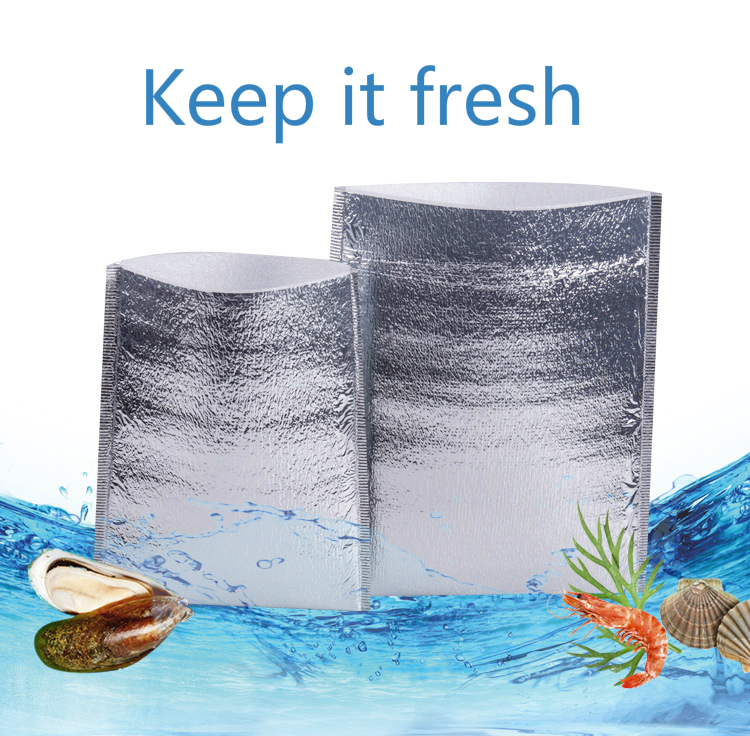 1/10 Pcs Aluminum Foil Insulated Food Storage Ice Bag Thermal Cooler Reusable Lunch Snack Bento Picnic Cold Pouch Organizer