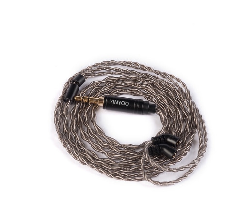 Blon BL-03 10mm Carbon Nanotube Diaphragm High Dynamic HIFI Earphone with detachable Cable zs10 Pro: greycable