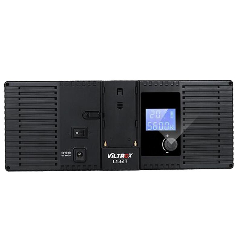 Viltrox L132T Ultra-dünne RA95 LED Video Füllen Licht Tafel 3300-5600 karat Bi-farbe &Ampere; Dimmbare LCD Anzeige für DSLR Kamera DV Camcorder