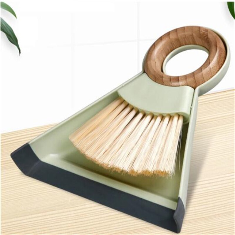 Desktop Cleaning Broom Dustpan Set Home Office Cleaning Mini Handy Dust Cleaning Sweeping Brush Table Desk Keyboard