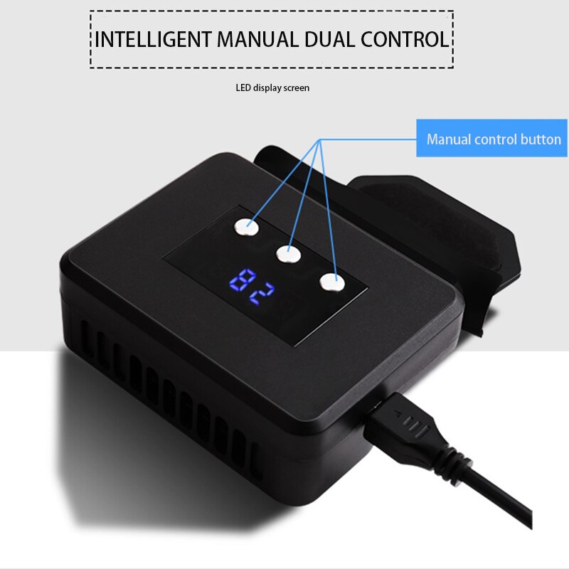 Cooling Fan For Nintendo Switch External Turbo Pumping Cooler Radiator Base For NS Switch Docking Station LED Display Radiator