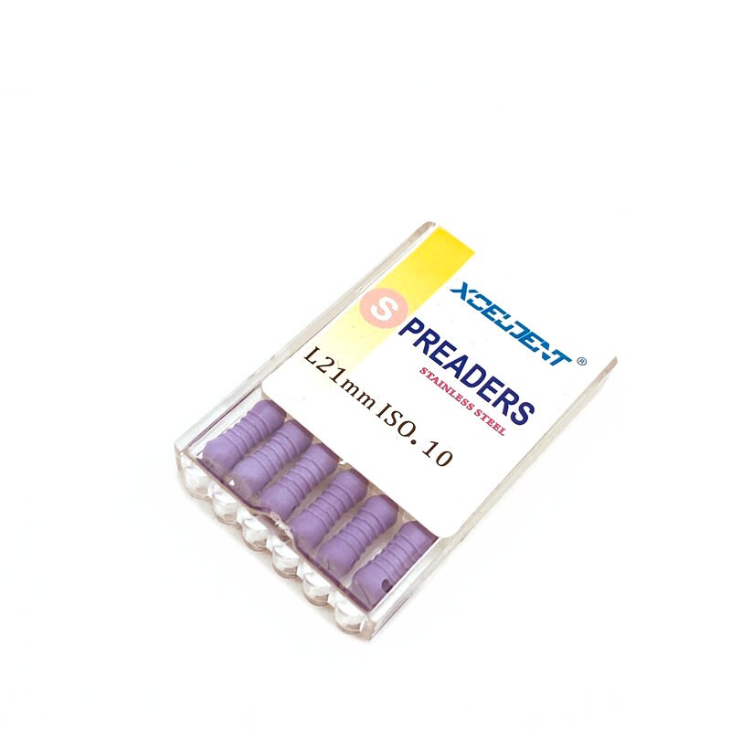 Zahn Edelstahl Treuer Zahn Finger Spreader für Wurzel Reinigung Zahnmedizin S-Datei: 21mm S-Datei  Nein.10