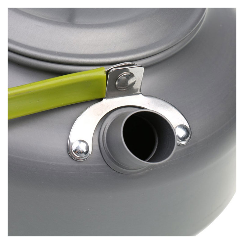 MENFLY Camping Kettle 0.8L 1.2L Capacity Outdoor Teapot Water-boiling Coffee Pot Mountain Hiking Portable Instant Noodle Kettles