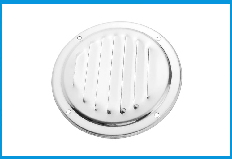 Marine Grade Stainless Steel 316 Boat Marine Round Air Vent Louver Vent Grille Ventilation Louvered Ventilator Grill Cover