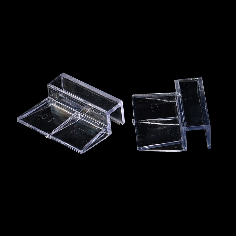 4pcs/lot Acrylic Fish Tank Lid Cover Support Holder Bracket Clip Aquarium Top Cover Bracket Aquarium Cap Support Rack