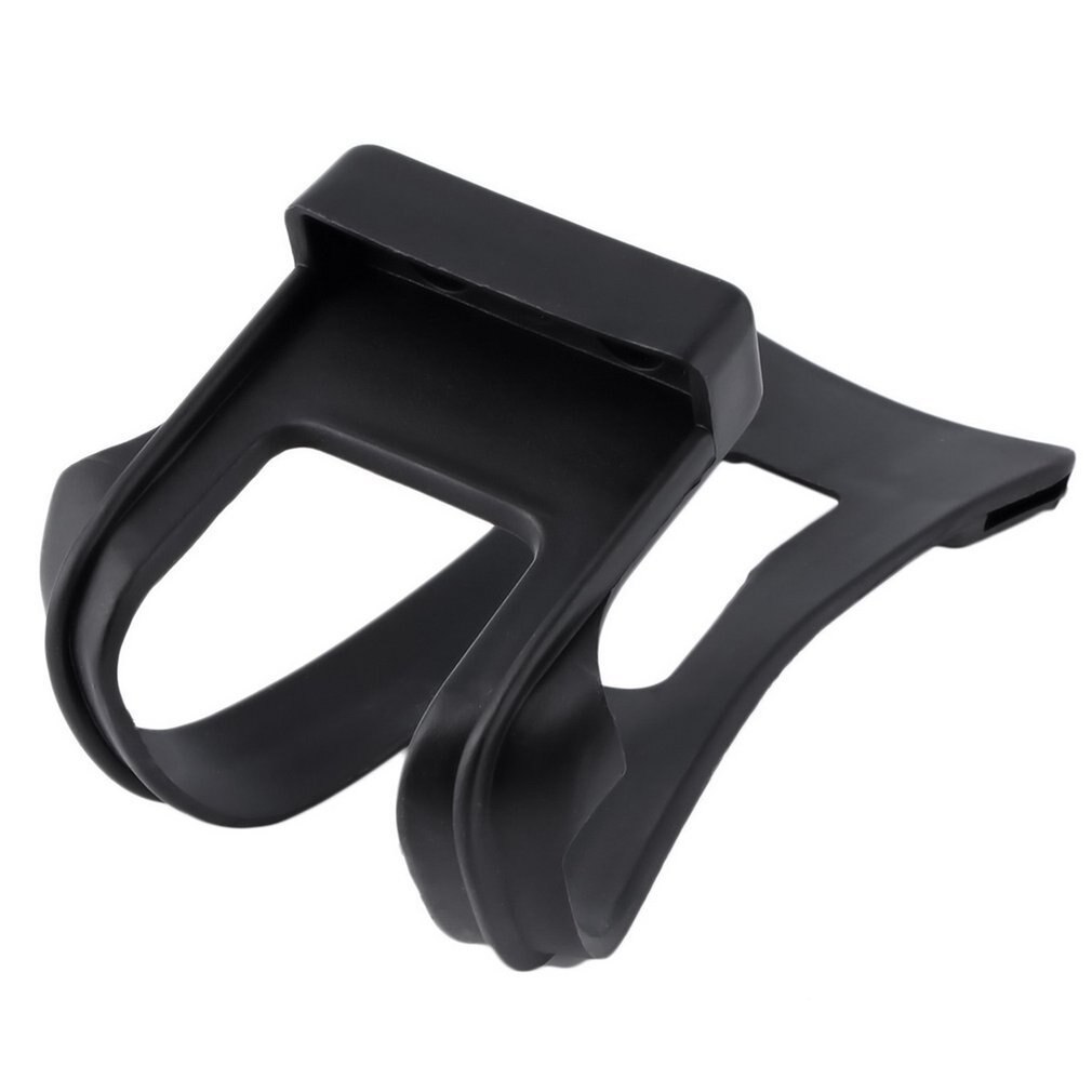 1Pair Delicate Cycling Bicycle Bike Strapless Toe Pedal Clips Half Clips Black Bike Strapless Bike Toe Clips Bicycle Accessories