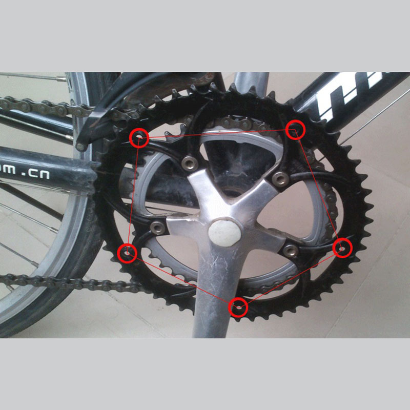 MTB Road Fiets Tandwiel Bescherming 40 42 44 46 48 50 52 T Crankstel Crank Guard Protector Fietsketting Wiel ring Plastic Cover